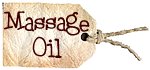Massage Oil made with Natural Oils and  pure essential oils